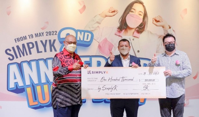 Simply K 捐50万令吉口罩予4机构