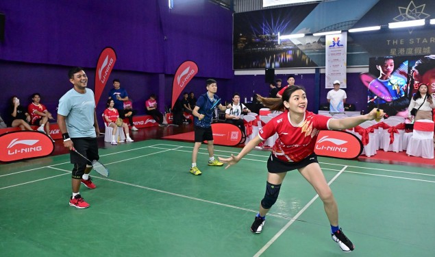 【资讯】李宁3人羽球赛 8月17日掀开战幔