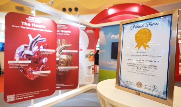 【资讯】双威伟乐医疗中心创纪录 全马最大型心电图检查活动